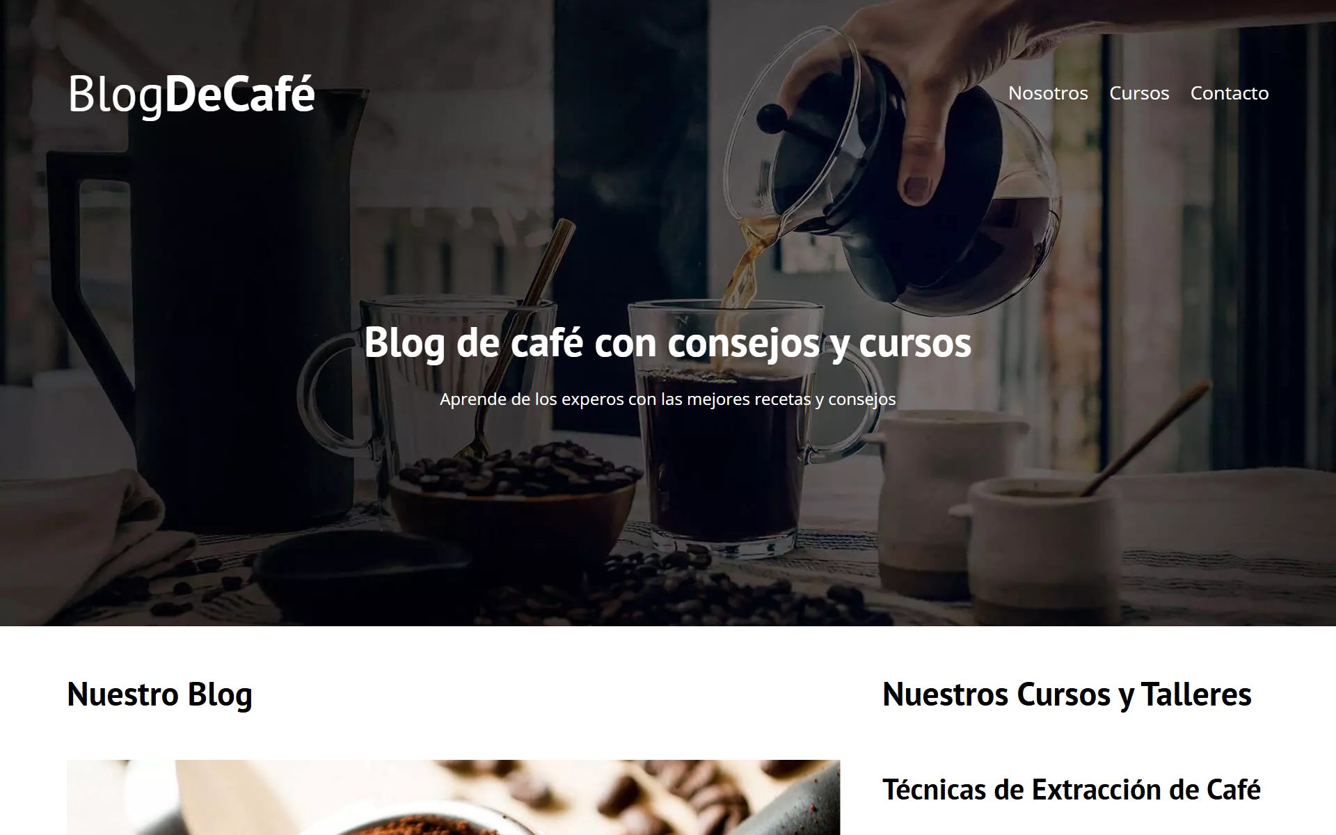 Blog de café