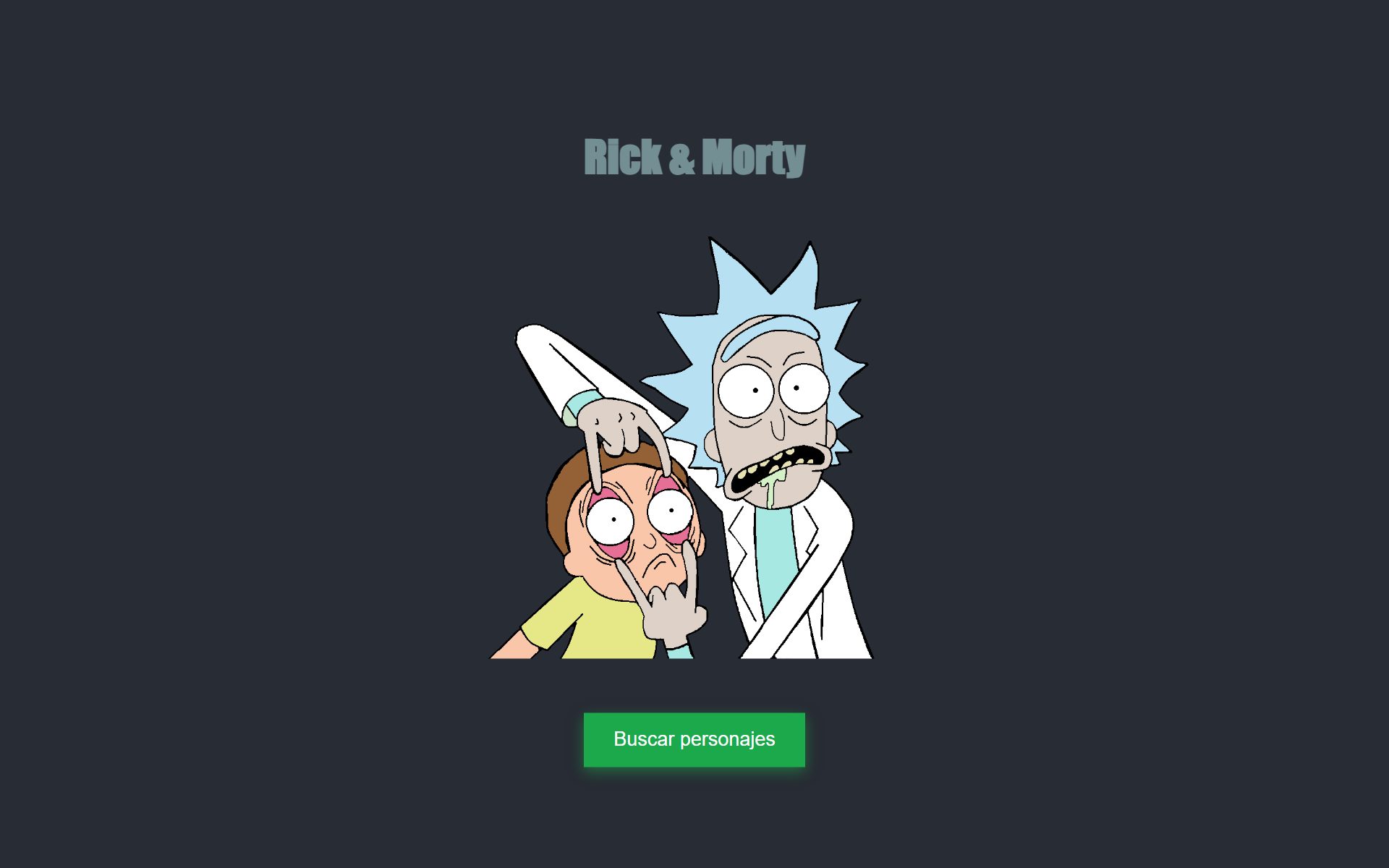 Explorador de Rick & Morty
